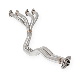 エンジンターボステンレス鋼排気ヘッダーテールパイプダウンパイプキットVWフォルクスワーゲンシロッコ1.8L 8V車 - Product Image 1