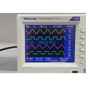 TDS2024C Tektronix 2GS/s ออสซิลโลสโคปดิจิตอล 4 ช่องสัญญาณ 200MHz มือสอง สภาพ 80% ใหม่ 1 เดือน ผลิตในจีน hx1 - Product Image 2