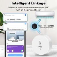 Capteur de température et d'humidité RKHK Zigbee Tuya avec écran LCD, thermomètre numérique de température et d'humidité