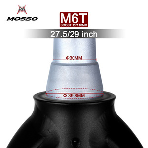 Mosso 27.5-29 Inch Sợi Carbon Xe Đạp Ngã Ba Với Hợp Kim Vương Miện Đĩa Phanh Bmx Phía Trước Ống Hình Nón Leo Núi Treo Ngã Ba Đường Xe Đạp - Product Image 3