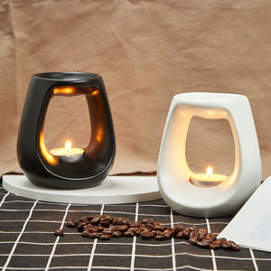 UOBOBO زينة عيد الميلاد الشمع الموقد رائحة مجموعة السيراميك تورتة موقد زيتي شمعة دفئا للمنزل الديكور البخور مربع الموقد - Product Image 5