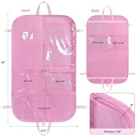 Housse de protection pour vêtements 3D minimaliste moderne en non-tissé, best-seller transfrontalier, housse de voyage portable pour costumes