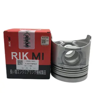 RIKMI Quality Piston 6HK1 for Isuzu Diesel Engine machinery engine parts 1-12111976-0 engine repair kit Factory direct