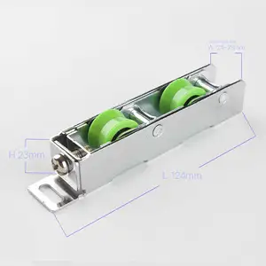 Adjustable Door Roller Sliding Gate Door Roller With Double Pulleys For Aluminum Profile