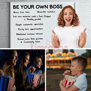 Kimcocina Nhà Máy Trực Tiếp Thỏa thuận Gas Tự Động Bỏng Ngô Nhà Sản Xuất Bỏng Ngô Làm Máy Thương Mại Bỏng Ngô Máy Pop Ngô Máy - Product Image 3