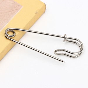 Accessoires de <span class=keywords><strong>couture</strong></span> pour vêtements multi-tailles, épingle de sûreté en métal argenté nickelé en acier inoxydable de grande taille - Product Image 3