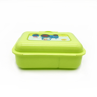 Boîte à lunch rectangulaire de haute qualité avec des contenants de rangement portables, modèle cuillères - pour les nouveau-nés