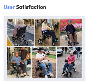 電動車椅子 + フレンドリー電動車椅子プラスサイズヘッドと脚サポートビッグホイール電動車椅子 - Product Image 6