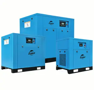 3 Phase 132 Kw Air Satu Tahap Kompresi Screw Compressor Dijual