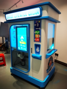 Máquina Expendedora Automática de Helados SDK, Capacidad de 28L, Preparación Rápida en 15s, Dispensador de Helado Suave de Autoservicio para Interiores y Exteriores - Product Image 3