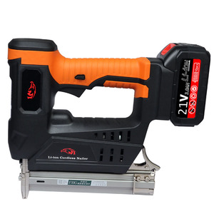 F30 High <b>Power</b> Lithium Staple Gun Cordless Shooting Nail Guns Portable Nailing Machine Battery Nailer Woodworking <b>Tools</b> - Product Image 4