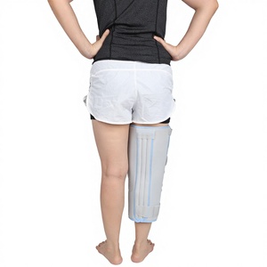 Inmovilizador de Rodilla Ajustable de Tres Paneles con 6 Correas, Soporte de Fijación Postoperatoria, Férula Ortopédica para Rodilla - Product Image 4