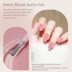 R S Nail 6 colori Macaron professionale Gel smalto Set bottiglia LED Packaging libero Designer francese puro colore Gel smalto - Product Image 4