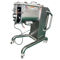 Mélangeur à ruban horizontal sanitaire personnalisé de 40 L, mélangeur à ruban double, mélangeur à ruban spiral, machine à mélanger les poudres pour détergents chimiques SS304