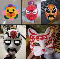 Masques en Pâte à Papier à Peindre, Masque Blanc Vierge pour Bricolage, Mascarade, Décoration de Fête d'Halloween pour Femmes et Hommes