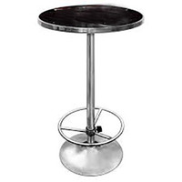 Table de pub Table de bar ronde en métal Meilleur prix Table de bar de mobilier moderne avec repose-pieds