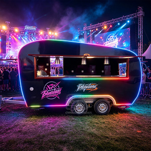 Cuisine complète en acier galvanisé personnalisée DOT CE pour remorque de concession de crème glacée et de restauration rapide à conception modulaire - Product Image 4