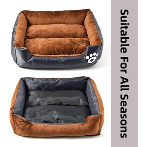 Üreticileri pembe peluş yuvarlak yıkanabilir lüks köpek kanepe evde beslenen hayvan yatak Amp aksesuarları - Product Image 5