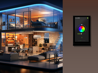 Système de maison intelligente avec écran tactile intelligent de 5,5 pouces, protocole KNX/EIB, prix d'usine