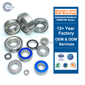 S6800 S6801 S6802 S6803 S6804 S6805 S6806 S6807 S6808 S6809 S6810 S6811 S6812 S6813 S6814 ZZ RS 2RSステンレスボールベアリング - Product Image 1