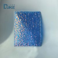 1/8 "Lridescent Glacier Lce Rainforest Texture Feuille Acrylique