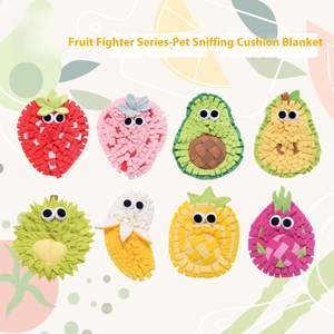 <span class=keywords><strong>Tapis</strong></span> de recherche de nourriture pour chiens en forme de fruit, dessin animé, papier froissé, peluche douce, jouet d'enrichissement, soulagement du <span class=keywords><strong>stress</strong></span> (rose) - Product Image 2