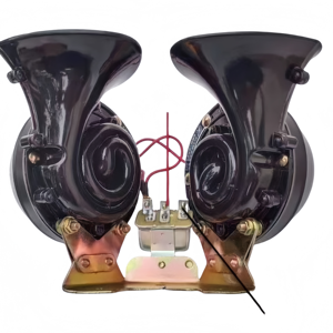 12V24V รถยนต์รถบรรทุกรถบัสเสียงคู่ขนาดใหญ่หอยทากแตรโลหะเสียงดังมากแตรไฟฟ้า - Product Image 4