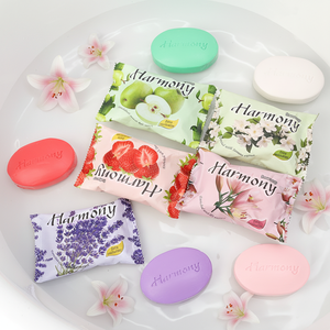 Jabón Corporal Aromático en Barra de 75g 100g 125g, Marca Privada, Color <span class=keywords><strong>Verde</strong></span>, Morado y Rosa, Forma Ovalada - Product Image 2