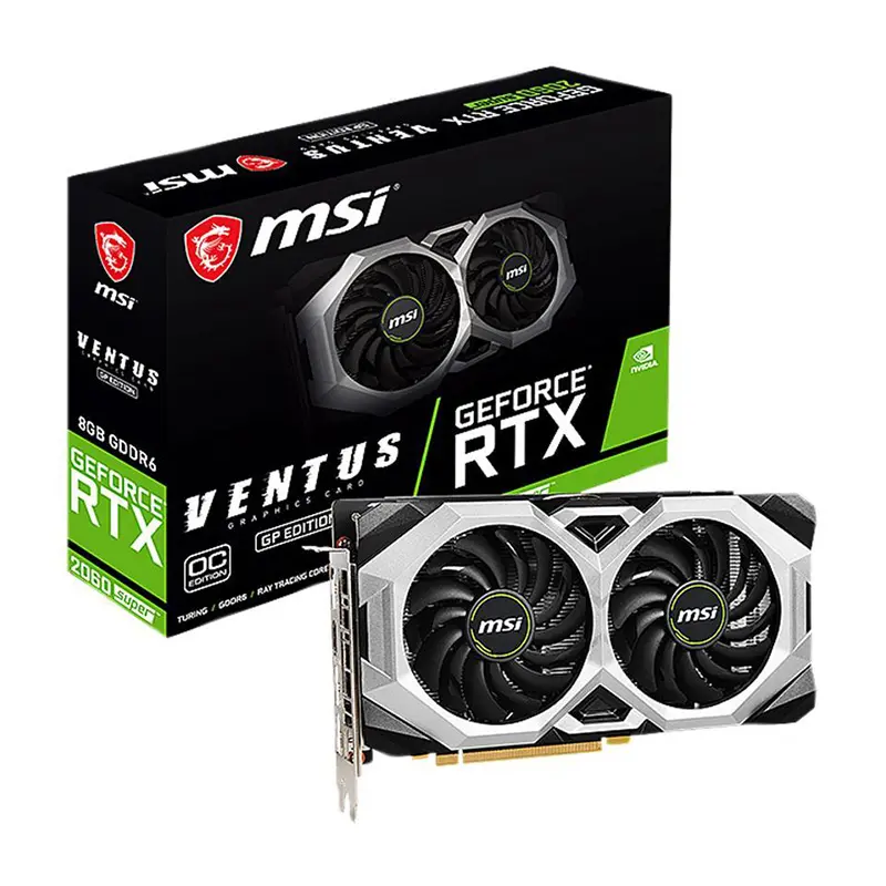 used RTX 2060 Super 8gb wholesale Graphics Card msi 2060 super Nvidia geforce GAMING 2060super 8g rtx2060s Card For Desktop
