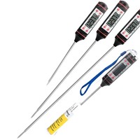 Thermomètre à sonde électronique, multicolore, thermomètre alimentaire, thermomètre pour la température de l'eau, thermomètre électronique