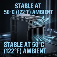 Variateur de fréquence 0,75 kW 220 V VFD monophasé vers triphasé, variateur AC homologué CE pour petit moteur de broche CNC et contrôleur de pompe à eau
