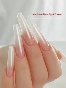 Poudre magique miroir de lune Shenghong, poudre de luxe, cristal de sirène plaqué, art des <span class=keywords><strong>ongles</strong></span> longue durée, sceau spécial Aurora de Hailey - Product Image 2