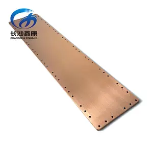 Cible de pulvérisation de cuivre à prix compétitif Plaque arrière en cuivre Cu en métal 99.99% pour cible de collage