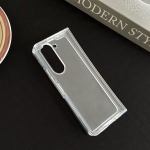 Per <span class=keywords><strong>Samsung</strong></span> per Galaxy Fold 4 volte 3 pieghevole accessorio per telefono trasparente Anti-goccia TPU caso placcato FLOD5 telefono <span class=keywords><strong>cellulare</strong></span> - Product Image 3