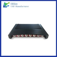 Lecteur RFID UHF Impinj R2000 à 4 ports avec matériau ABS, protocole ISO 18000-6C pour l'identification à longue portée
