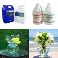 Adhésif à base d'acrylique de colle de résine époxyde transparente pour les fleurs artificielles d'eau de faux