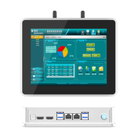 Écran tactile TFT industriel Full HD étanche 21,5/27/32/43 pouces à cadre étroit, écran tactile capacitif tout-en-un, PC Linux