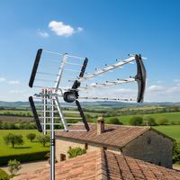 OED/OEM High Definition Lange Afstand 95KM 4K Freeview Signaalontvangst Buiten Digitale DVBT2 HDTV Antenne UHF 18dBi Versterking Paal