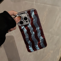 Étui de téléphone magnétique mat en TPU avec design de dessin animé pour 1716 Promax, protection de l'objectif pour modèle 14