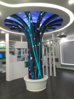 P3 Intérieur LED module flexible écran LED affichage flexible travail pour centres commerciaux/magasins de détail/aéroports et autres scénarios