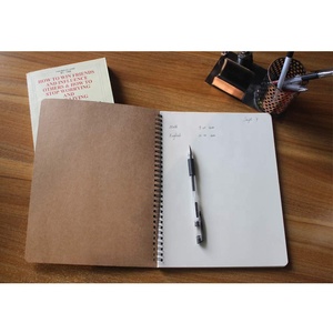 Khuyến Mại Bán Buôn Tùy Chỉnh Brown Lót Trường Oem <span class=keywords><strong>Kraft</strong></span> Giấy Máy Tính Xách Tay Tập Thể Dục Cuốn Sách - Product Image 6