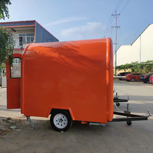 Il rimorchio americano del carrello dell'alimento sceglie dal rimorchio quadrato dell'alimento del barbecue del camion dell'alimento di concessione di <span class=keywords><strong>3</strong></span> colori - Product Image 4