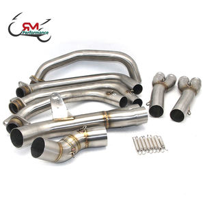 Ligne d'échappement complète avec collecteur avant, silencieux et collecteur avant, modifié, pour <span class=keywords><strong>Kawasaki</strong></span> Z900, (non compatible avec Z900e, z900 A2), 2017, 2018, 2019, <span class=keywords><strong>2020</strong></span> - Product Image 3