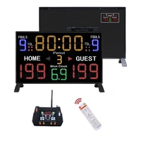 Tableau d'affichage numérique de tableau de bord électronique LED Portable pour le basket-ball de Football de Cricket avec contrôle de Console sans fil