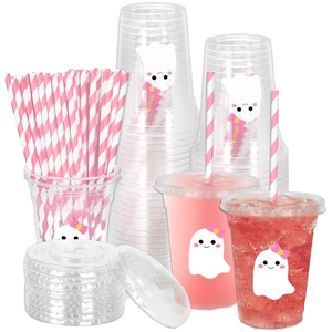 Gobelets en plastique jetables de 12 oz en gros, gobelets transparents pour fêtes avec couvercles, logo personnalisé, vente en gros, usine OEM - Product Image 1