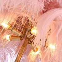 Große Feder Baum nordische Innen romantische Dekoration Schlafzimmer Wohnzimmer Restaurant Hochzeits zimmer schöne Feder Stehlampe