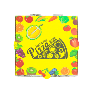 Scatola per <span class=keywords><strong>Pizza</strong></span> in Cartone Ondulato da 12, 16, 18 Pollici a Prezzo Economico, Cartone Cajas Para <span class=keywords><strong>Pizza</strong></span> 33x33 con Rivestimento UV e Goffratura - Product Image 4