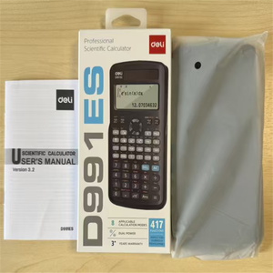 Calculatrice scientifique Deli 991ES, 417 fonctions, <span class=keywords><strong>calculatrices</strong></span> standard pour ingénieurs, fournitures scolaires pour collégiens et lycéens, calculatrice électronique - Product Image 4