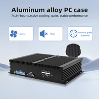 Mini PC Industrial Sin Ventilador Intel Core I7-8550U 2*DDR4 64GB RAM Máxima 6*COM RS232/485 2*LAN Gigabit Ethernet Pantalla Triple 4K