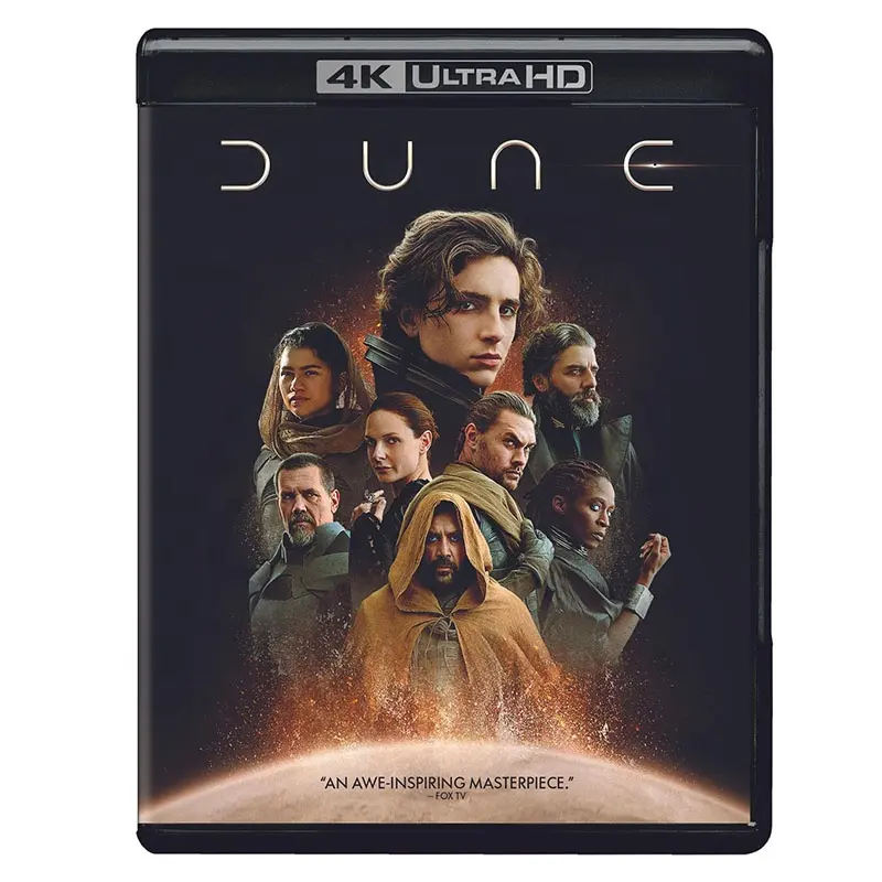 Dune (4k Ultra HD + Blu-ray) [4K UHD] 2Diss Movie DVD Box Set TV Show Film Fabricant Factory Supply Disc Vendeur